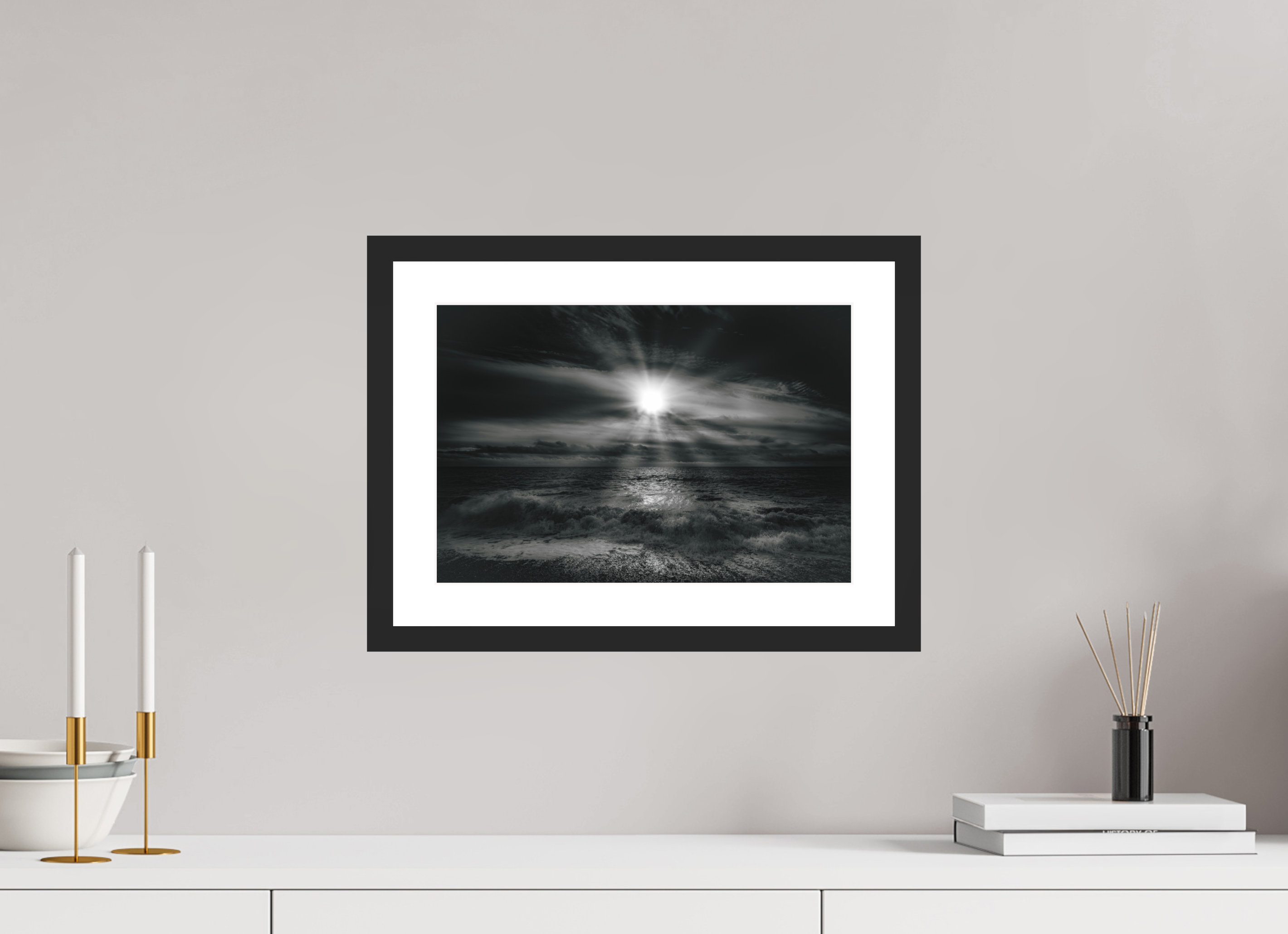 36.8 x 25 cm, Premium Fine Art – Baryta – Black Frame – Museum Glass Against the Wind