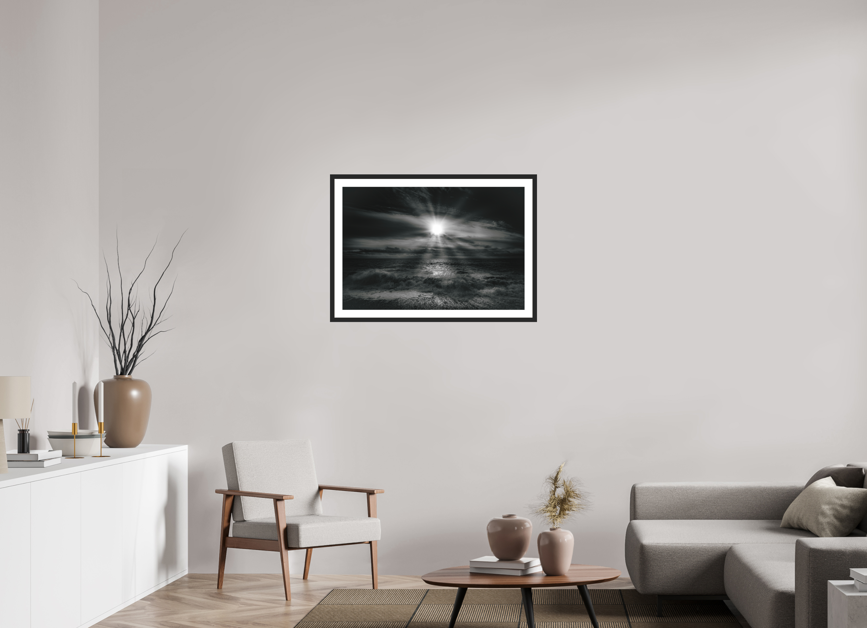 88.3 x 60 cm, Premium Fine Art – Baryta – Black Frame – Museum Glass Against the Wind