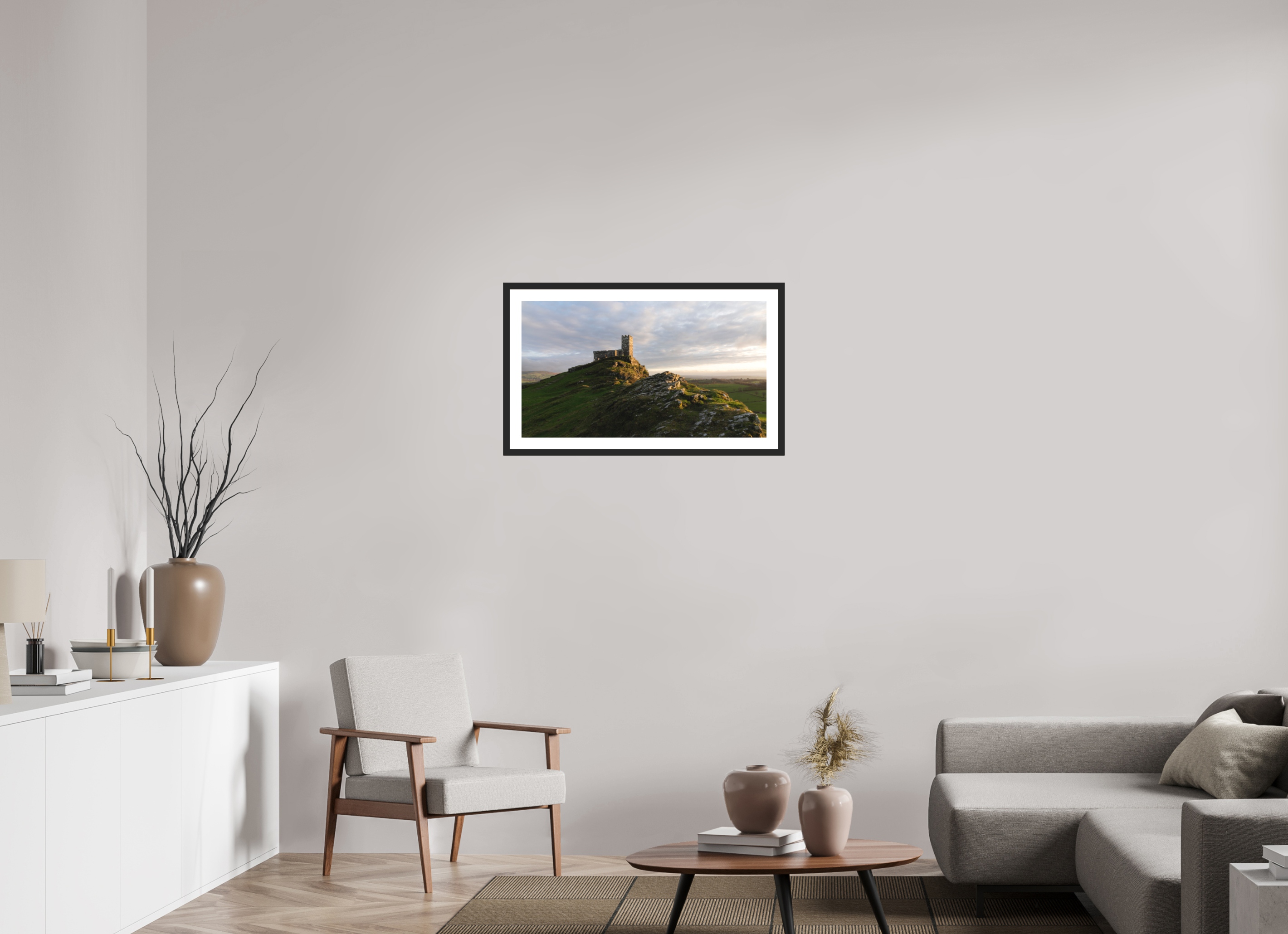 80 x 45 cm, Premium Fine Art – Baryta – Black Frame – Museum Glass Sentinel of the Moor