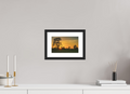 24 x 15 cm, Premium Fine Art – Baryta – Black Frame – Museum Glass Last Light at Poltimore