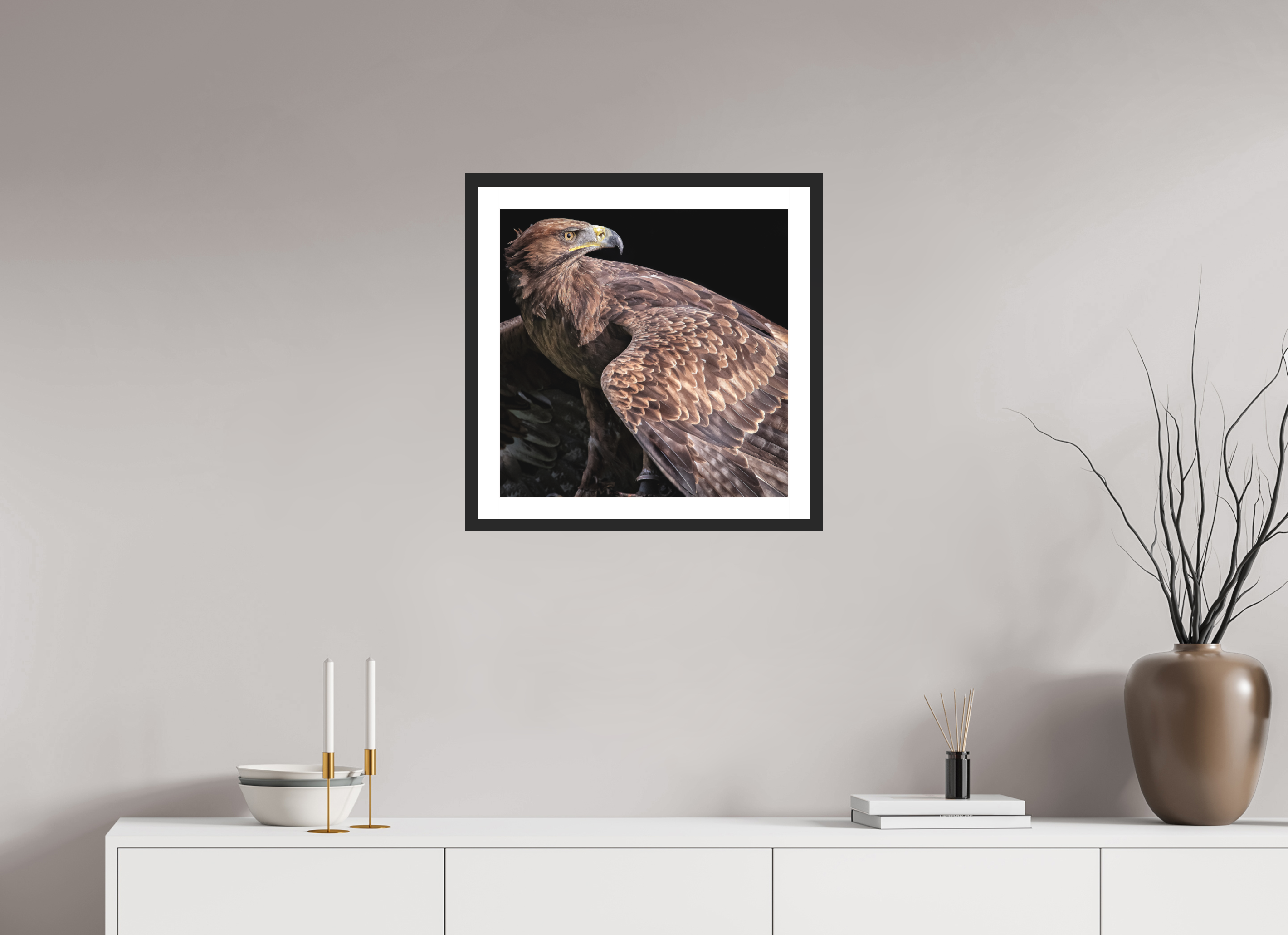 50 x 50 cm, Premium Fine Art – Baryta – Black Frame – Museum Glass Sovereign