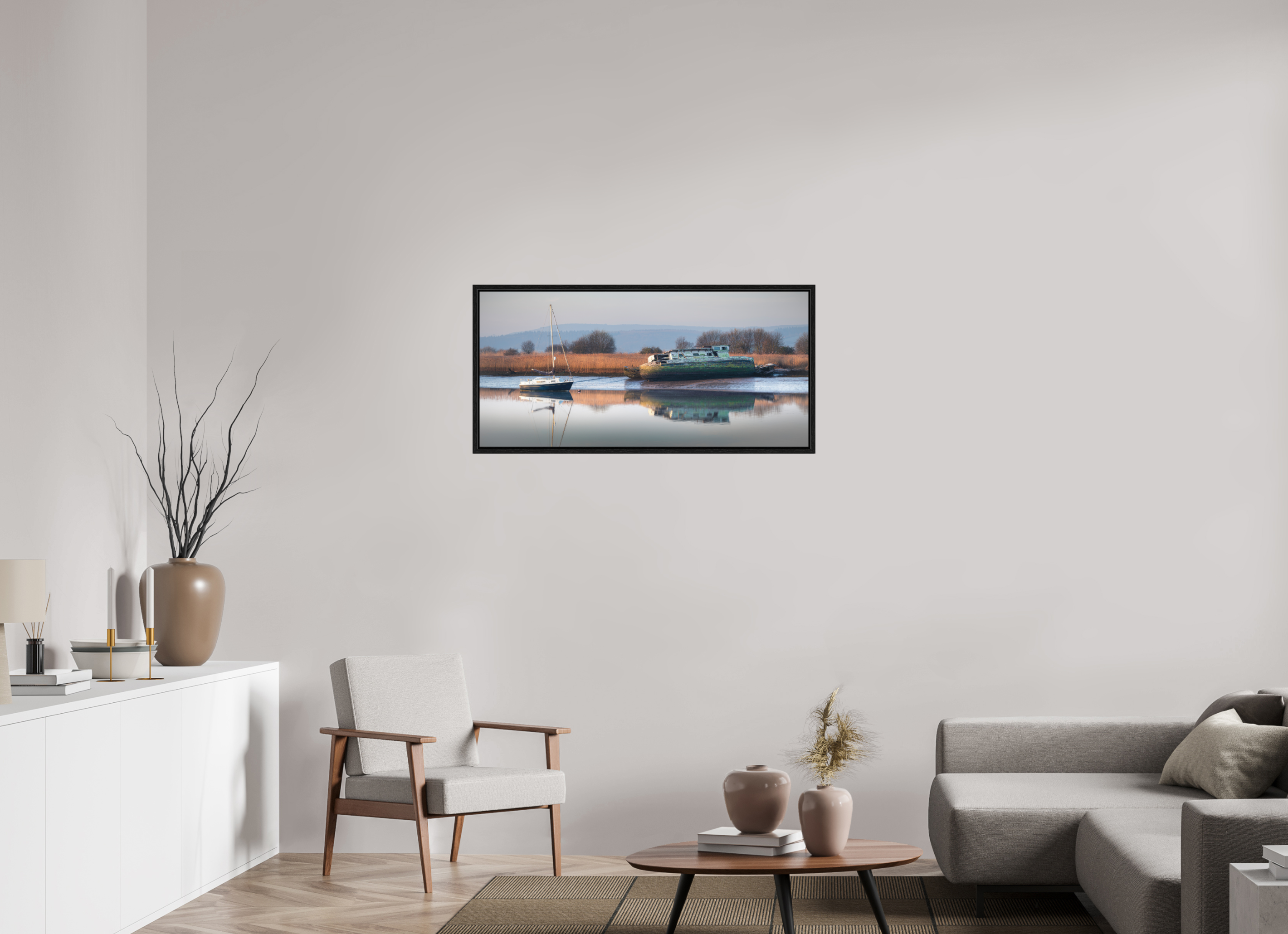 105.9 x 50 cm, Fine Art Print – Photo Rag Baryta – Framed Passing Time
