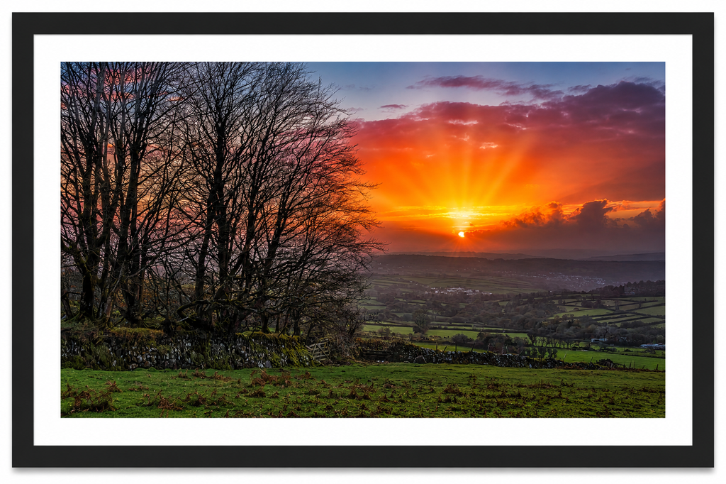 A Blaze Before Nightfall — Dartmoor.