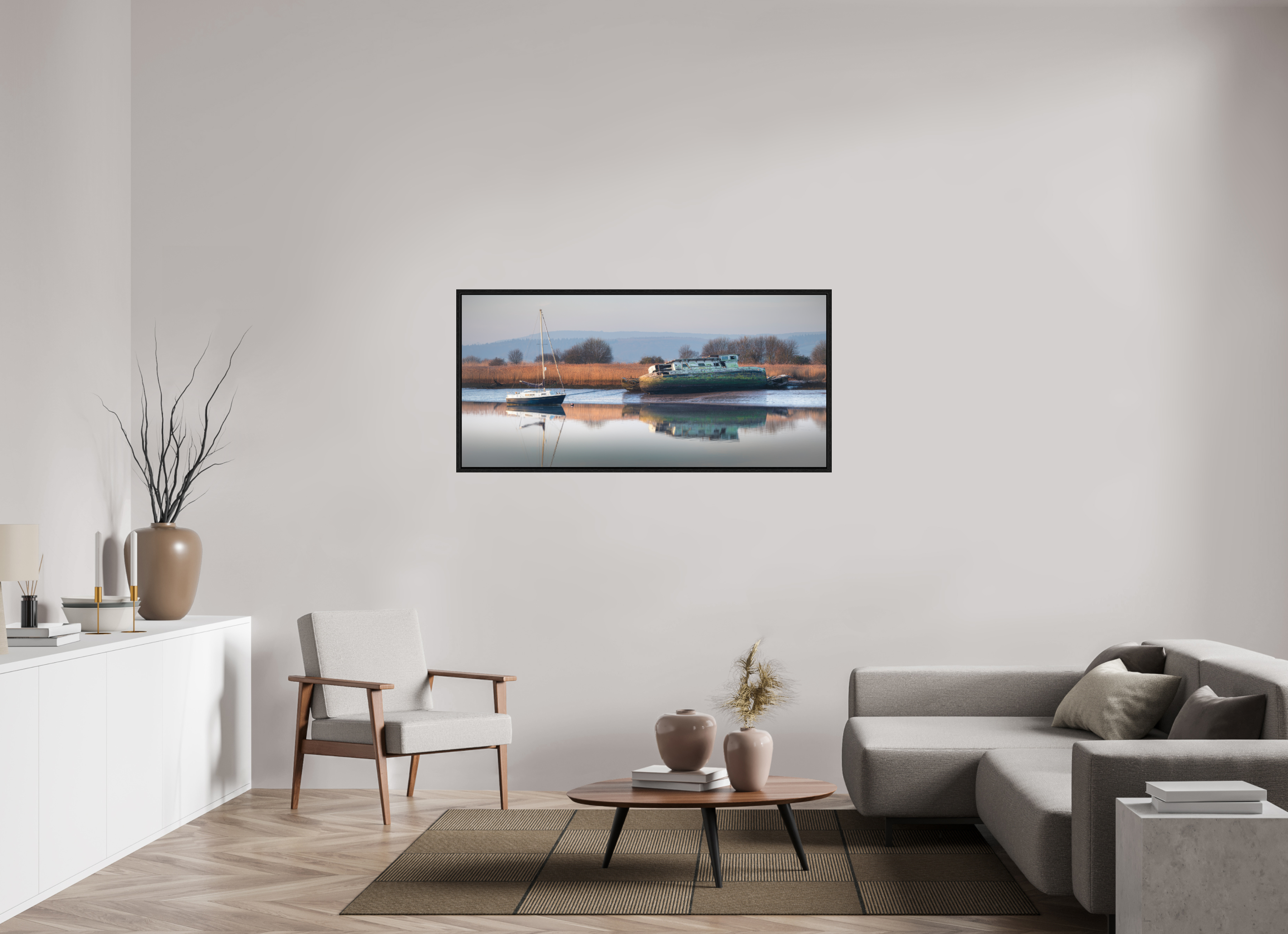 148.2 x 70 cm, Fine Art Print – Photo Rag Baryta – Framed Passing Time